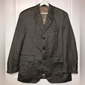 Chaps Ralph Lauren Lambswool 3 Button Blazer Sport Coat